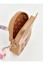 Brown Animal Figured Girl's Shoulder Bag