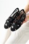 Rose Embroidered Women's Ballet Shoes - 3