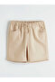 Beige Tie-Waist Boys' Shorts - 2