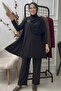 Women's Hijab Two-Piece Set Summer Comfortable Fit Tunic Trousers Stylish Daily Combination - 4