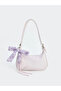 Lilac Leather Look Women's Shoulder Bag - 3