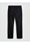 Black Regular Fit Gabardine Men's Chino Trousers - 3