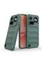 Nothing Phone 4A Pro Case Flexible Tpu Hollowed Back Surface Design Tchs Ethnic Silicone Cover - Dark Green - 2