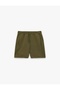 Seam Detail Pocketed Drawstring Waist Shorts - 3