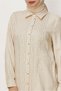 Linen Shirt Collar Tunic 46433 - 3