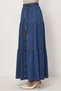 Belted Denim Skirt 60673 - 2