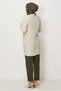 Linen Shirt Collar Tunic 46433 - 4