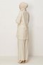 Linen Shirt Collar Tunic 46433 - 4
