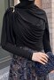 Patterned Skirt Indigo Yoryo Set - 4