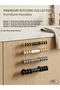 Light 64 mm (6.4 cm) Black-Chrome 5 Pieces Drawer Wardrobe Furniture Handle Children's Room Kitchen - 6