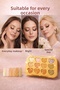 12 Colors Luminous Eyeshadow Palette Matte & Shimmer Intense Pigment Daily Night Makeup - 6