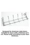 Behind-The-Door Hanger Set of 12, Chrome Hanger, American Door Hanger - 2