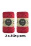 2 Pieces of Cotton Cotton Macrame Cord 2mm Chain Macrame Bag Cord 250 Grams 2 X 250 Gr (Total 500 Grams)