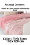 100% Cotton Double-Sided 4 Layer Muslin Baby Blanket Multi-Purpose 100X120 cm - 2