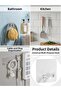 10 Pieces Self Adhesive Jewelry Hanger Cable Socket Holder Kitchen Towel Hanger Multi-Purpose Hook Hanger