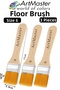 Floor Brush 6 Number 3 Pieces Paint Brush Synthetic Silk Tip Bristle Acrylic Gouache Oil Painting Brush Ze