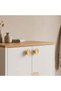 Turning Polymer Button (Gold) Furniture Handle Cabinet Bedroom Kitchen Drawer Tv Unit Dresser Handle - 4