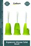 Special Production Flexible Modern Hygienic Design Ergonomic Silicone Toilet Brush with Stand - 2