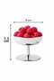 2-Piece Stainless Steel Footed Presentation Tray Set - 3