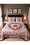 Love Four Seasons Quilted Double Duvet Cover Set