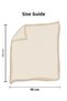100% Cotton Interlock Baby Blanket 90X110 cm Soft Baby Blanket Gift Cotton Pouch - 6