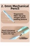 Lila Thick Tip Pencil 2.0 mm 1 Piece and 2.0 mm Thick Tip Black 2 Pieces Vr22 Thick Tip Mechanical Pencil - 5