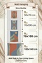 Modern Pattern Fabric Wall Covering Aesthetic Bedroom Decor Washable Quality Easy to Install Stylish - 3
