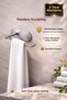 Premium Matte Chrome 304 Stainless Steel Paper Towel Rack, Adhesive Roll Towel Holder, Kitchen under Cabinet Towel Holder - 5