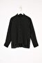 Black Comfortable Fit Sequined Long Shirt Tdrss26Go00091 - 4