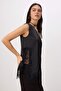 Siyah Dantel Detaylı Saten Bluz TWOSS26BZ00683 - 2
