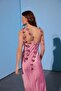 Gül Kurusu Degaje Yaka Slip Maxi Abiye & Mezuniyet Elbisesi TPRSS26AE00089 - 5