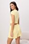 Sarı More Sustainable Drawstring Ribbed Knitted Pajama Set Thmss26Pt00218 - 5