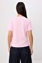 Kahverengi-Pembe  %100 Pamuk Süprem Bisiklet Yaka 2'li Paket Örme T-Shirt TWOSS20TS0141 - 7