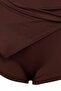 Brown Regular Waist Skirt Bikini Bottom Tbess26Ba00003 - 6