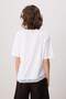 Ecru Cotton Lace Detailed Relaxed Short Sleeve Knitted T-Shirt Twoss26Ts00310 - 4