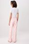 Pembe Puantiyeli Yüksek Bel Wide Leg Jeans TWOSS26JE00341 - 5