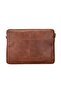 Bloomsleeve Leeds 14" Cognac Brown Genuine Leather Laptop & Tablet Hanging Case - 6