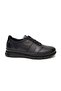 Men's Leather Casual Comfort Shoes 11599 - Black - 43