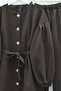 Balon Kol Belted Front Buttoned Scuba Suit -K. Coffee - 4