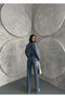 High Waist Star Detailed Straight Jeans - 6