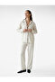Buy Tie-Detail Pocketed Wide Leg Striped Pants - 2