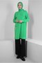 Cycling Collar Sweatshirt Tunic with Eyelet Detail 43853