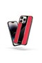 Apple iPhone 14 Pro Compatible Case Premium Leather Case Red - 2