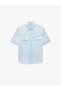 Satin Blue Women's Shirt 6Sak60006Pw - 3