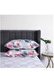 2-Piece Floral Silky Satin Pillow Cases, Envelope Closure for Hair & Skin - 5