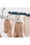 4-Pack Foldable Travel Hangers,Space-Saving,with Hidden Clips,Portable,Grey - 2