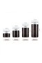 4-Piece Kitchen Canister Set,Airtight,See-Through Window,for Coffee,Tea,Sugar