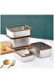2000ml Stainless Steel Insulated Bento Lunch Box,Multifunctional Food Container,304 Grade - 3