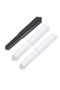 2-Pack White Toilet Paper Holder,Spring-Loaded Roller Replacement,Universal Fit - 5