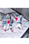 2-Piece Floral Silky Satin Pillow Cases, Envelope Closure for Hair & Skin - 3